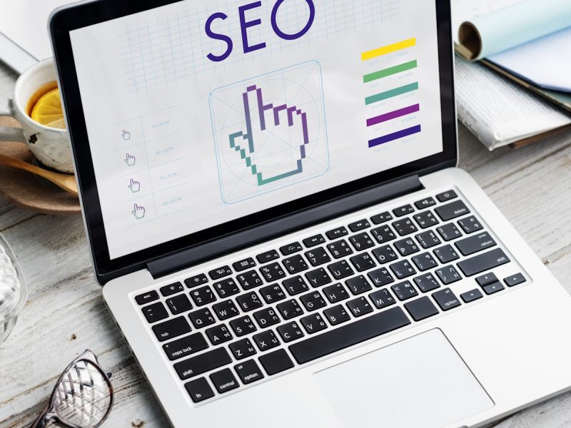 Seo Links Webinar Hand Cyberspace Concept